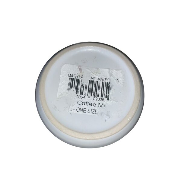 Old Bay Coffee Mug Tea Cup Inside Red Collectible READ - Picture 4 of 4